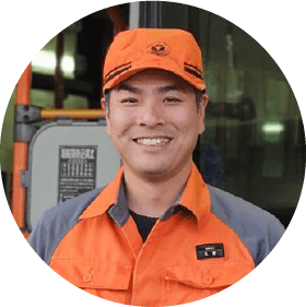 東急バス現職整備士の氏家さん