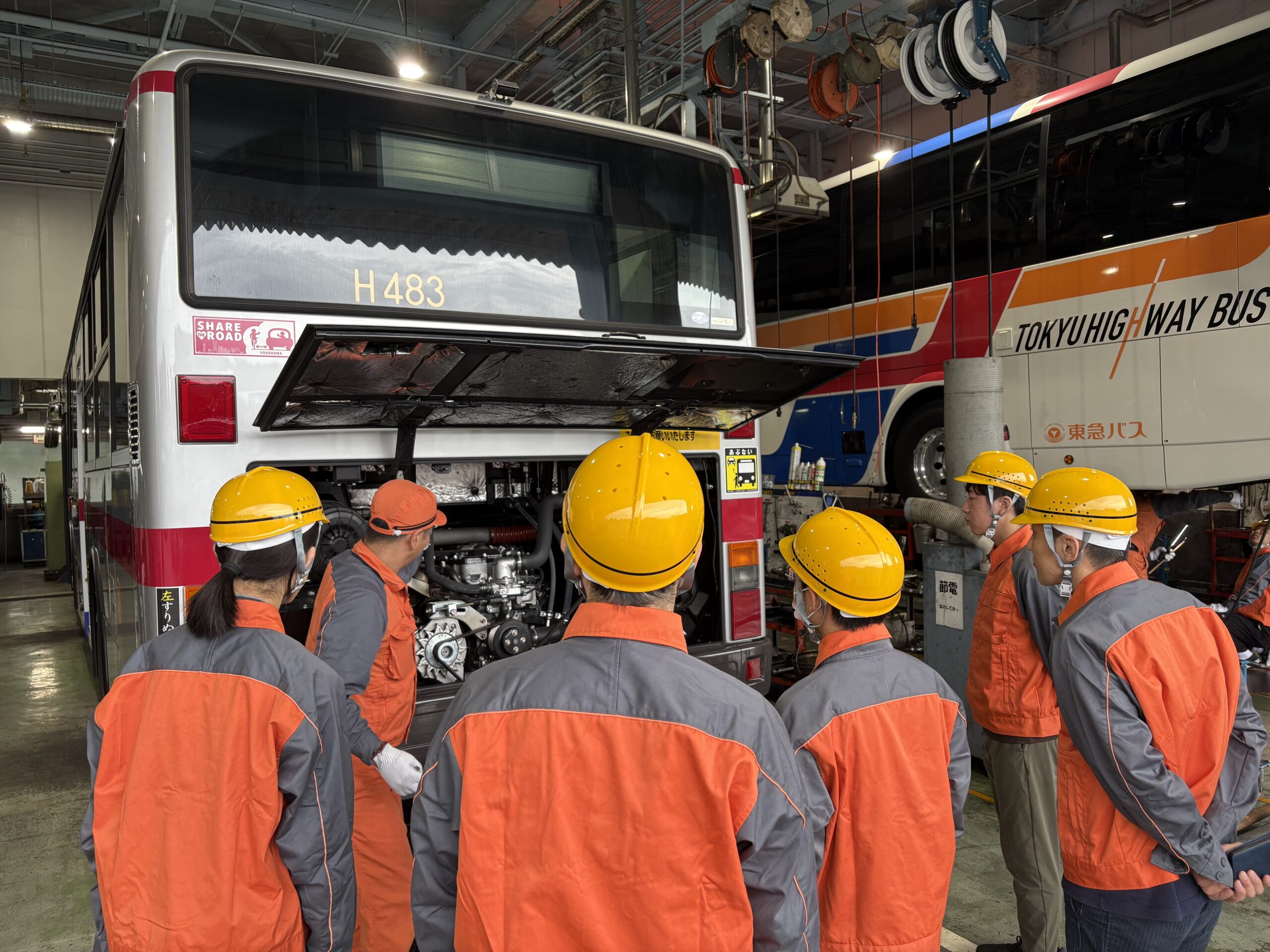 バス整備士体験会